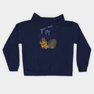 Peter Pan - You Can Fly Kids Hoodie